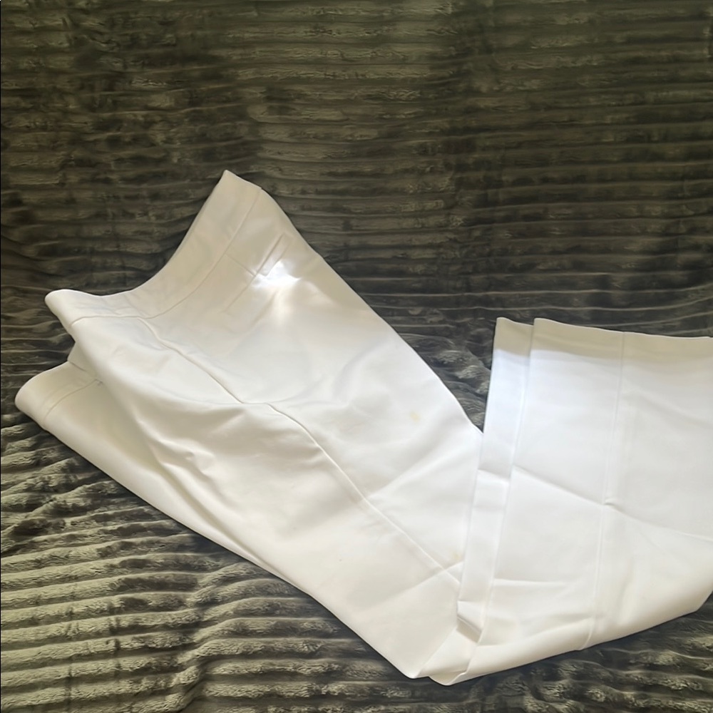 Saks Fifth Avenue Elegant White Trousers